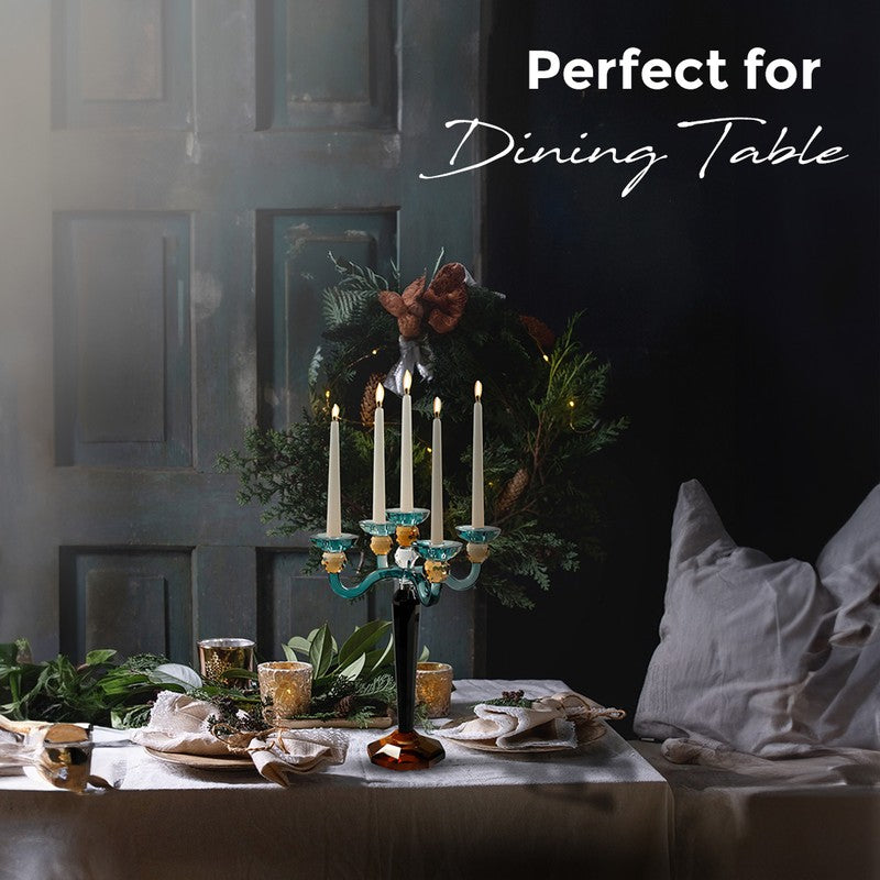 Prism Crystal Candle Holder media 7