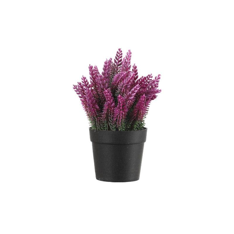 Faux Lavender Plant In Pot - Purple media 4