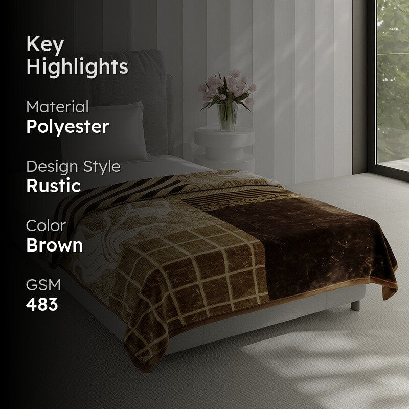 Monte Carlo Savanna Serenity Blanket - 483 GSM media 2