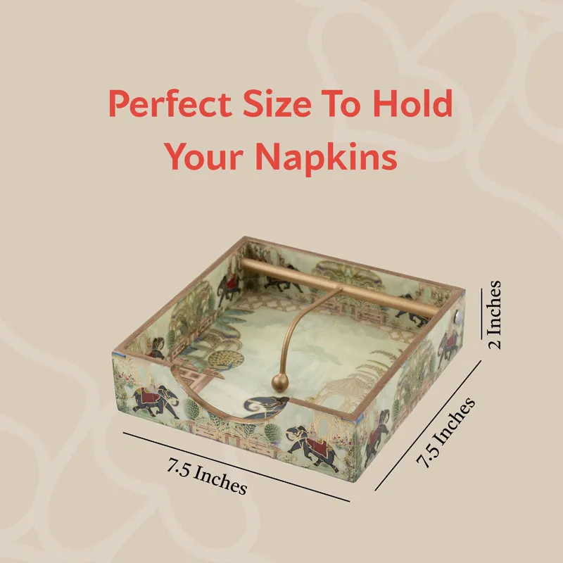 Raj Gaj Wooden Tissue Holder media 6