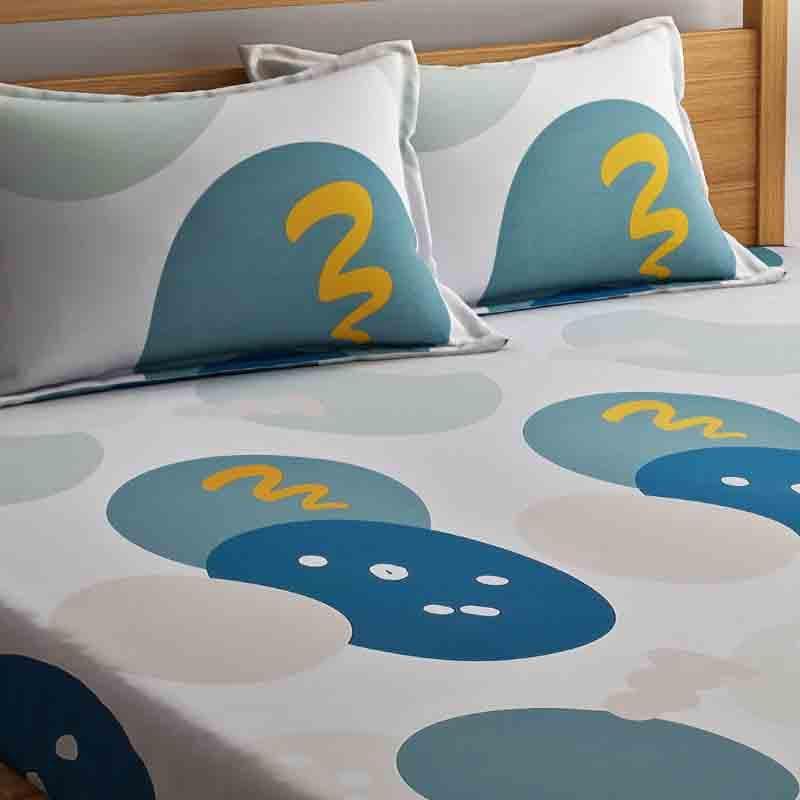Puzzle Kuzzle Cotton Bedsheet - 210 TC media 5