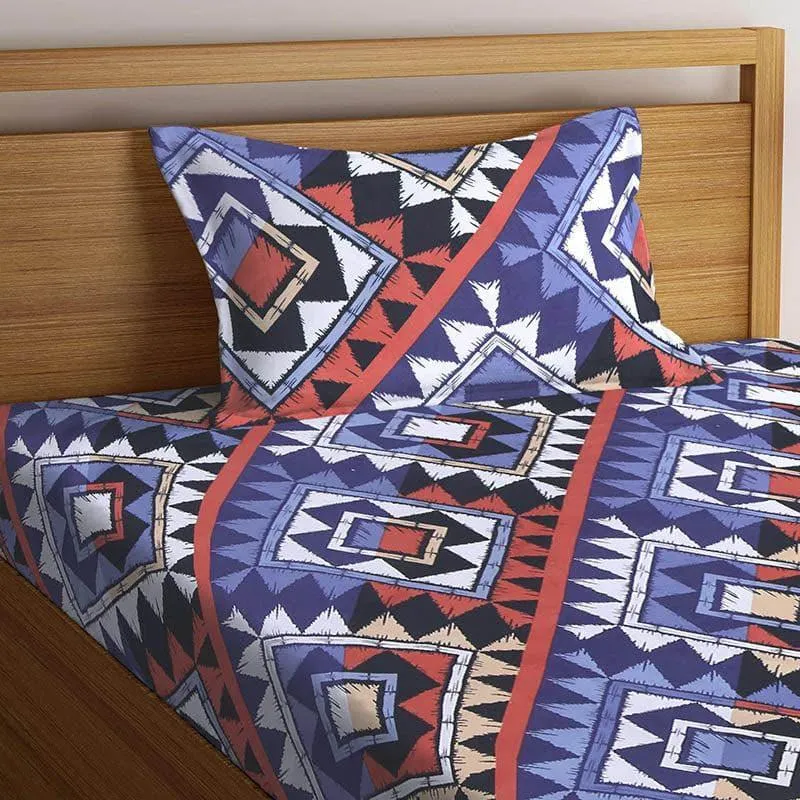 Megan Abstract Bedsheet - 150 GSM media 3