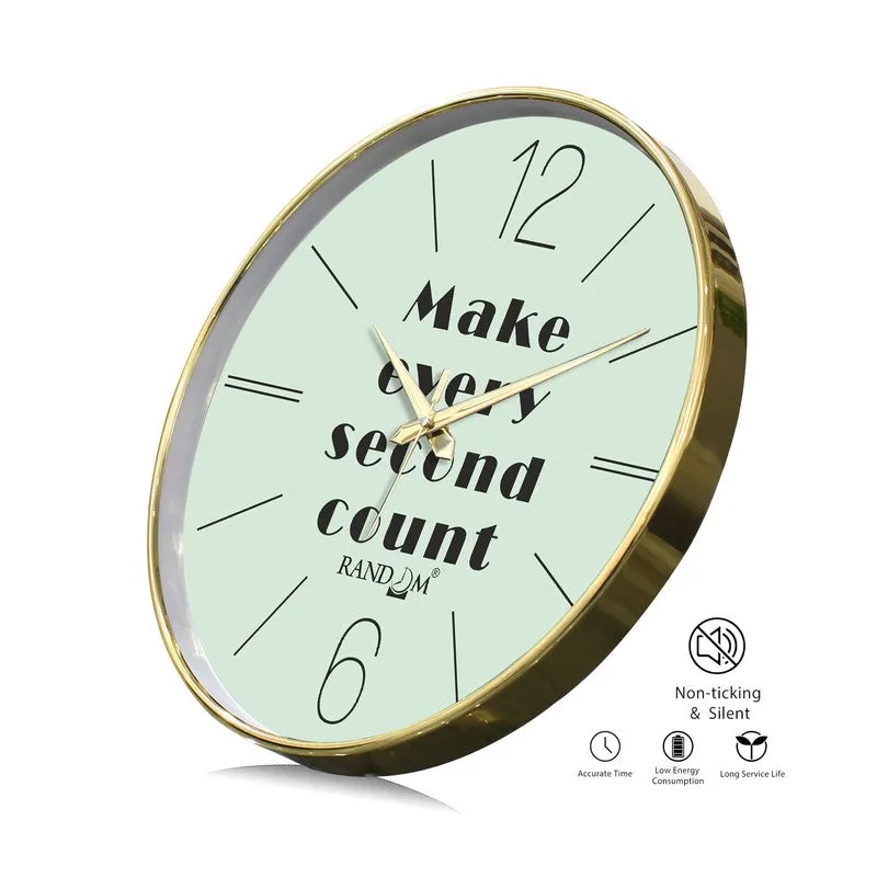 Moment Value Round Analog Wall Clock - Green media 7
