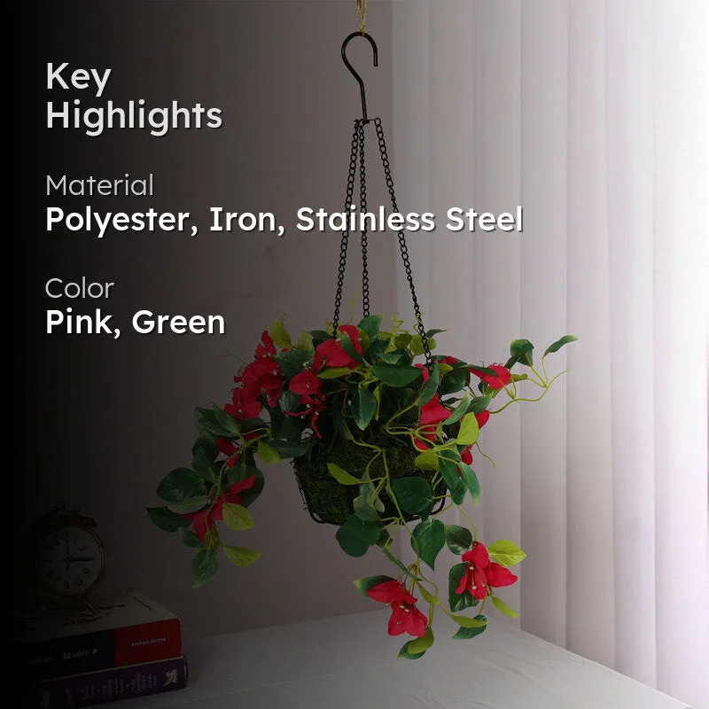 Peternia Artificial Hanging Bougainvillaea - Multicolor media 2