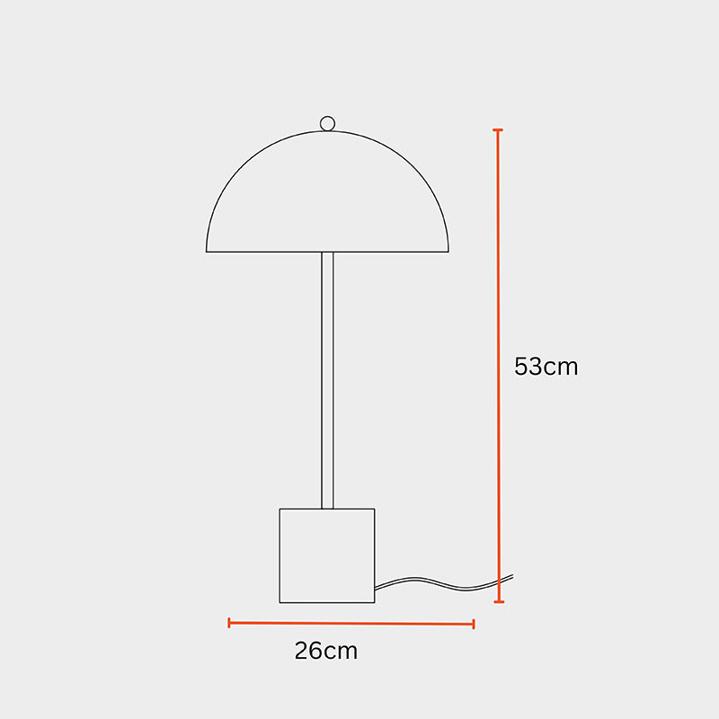 Fig Living Pagen Metal Table Lamp - Brown media 7