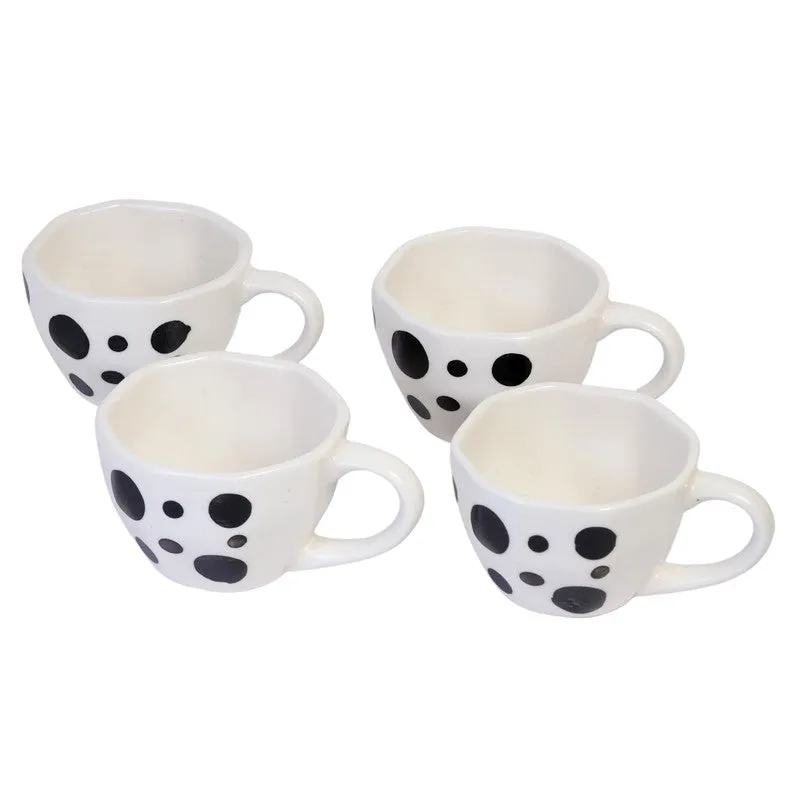 Cocoa Ceramic Coffee Mug (230 mL Each) - Set Of Four media 3