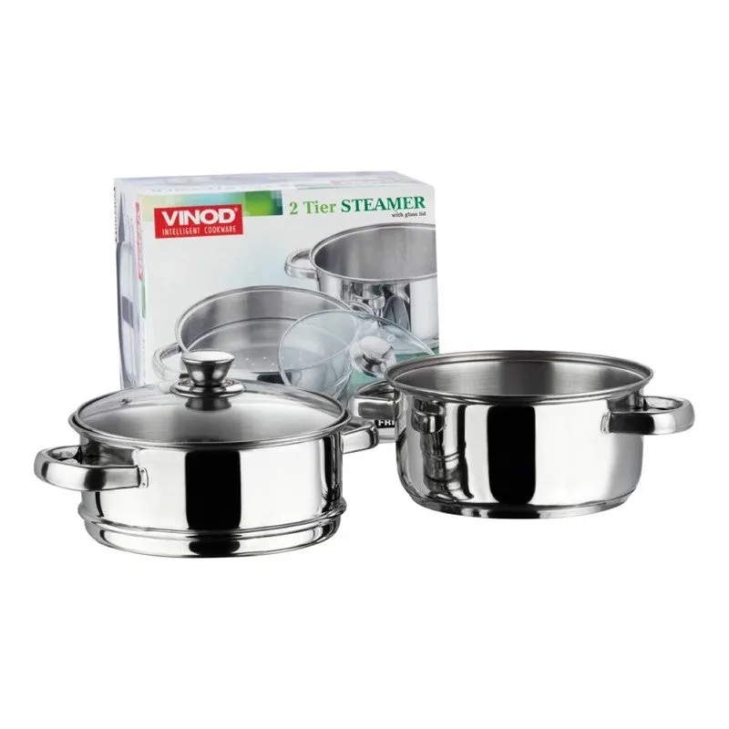 Vinod Veyra 2 Tier Stainless Steel Steamer media 8