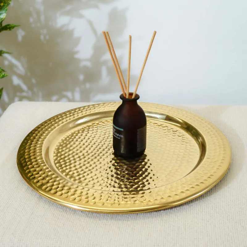 Kalya Metal Decorative Platter media 4