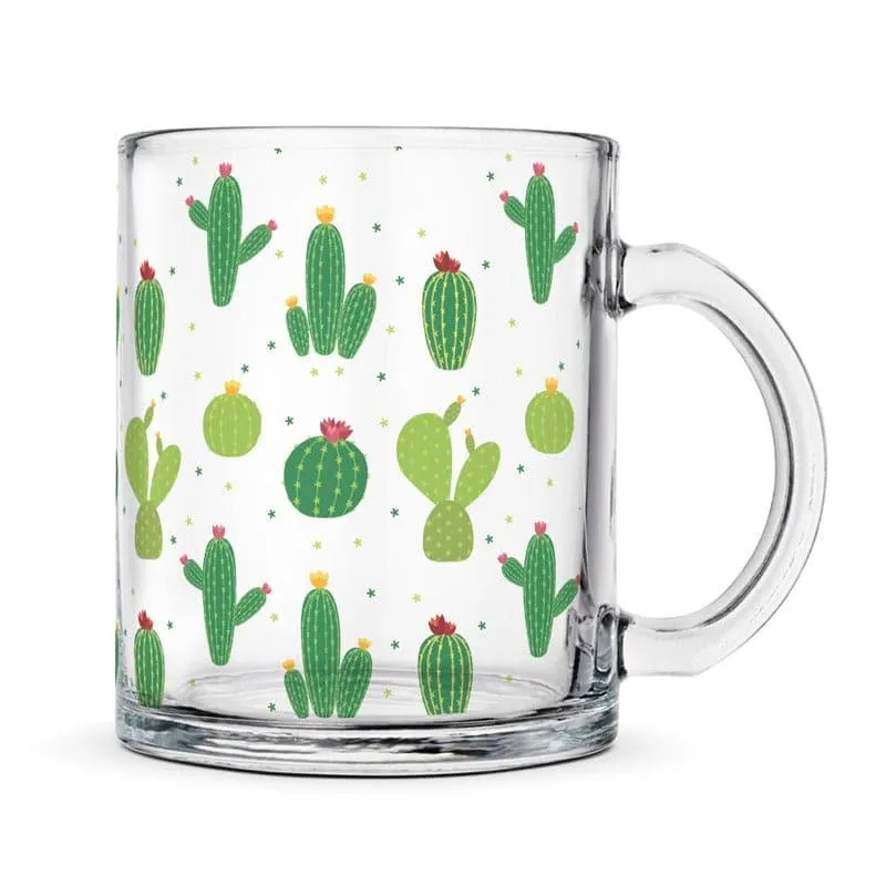 Cacti Glass Coffee Mug (330 mL) media 3