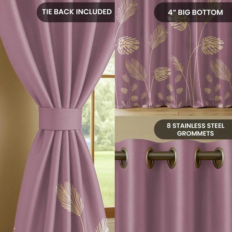 Aurika Cotton Curtain - Mauve media 5