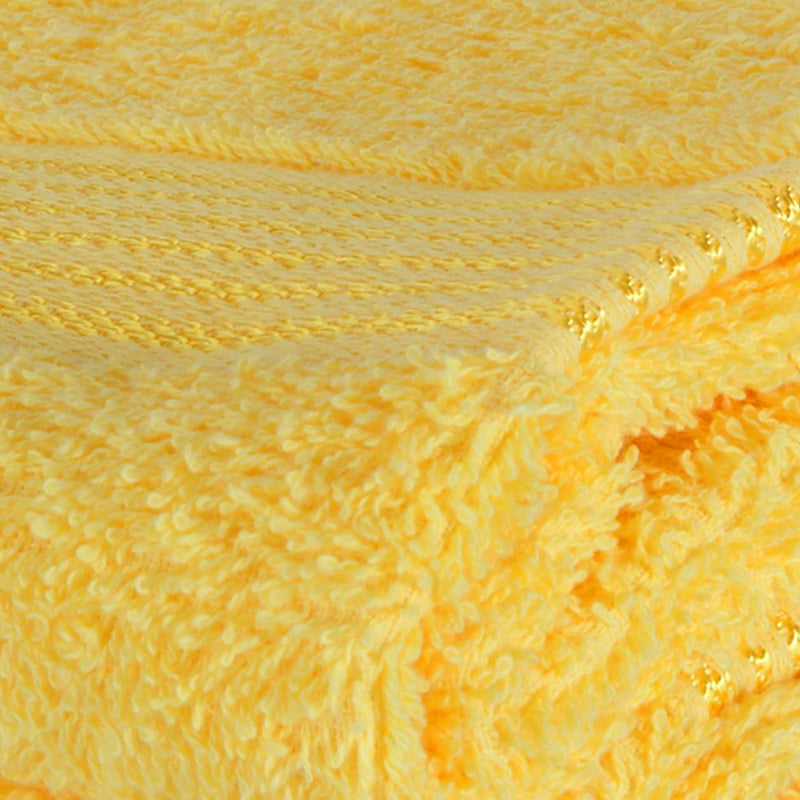 Eva Quick Dry Hand Towel (Yellow) - Set Of Two media 4