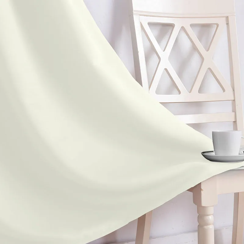 Noir Double Pinch Pleat Blackout Curtain - Ivory media 4