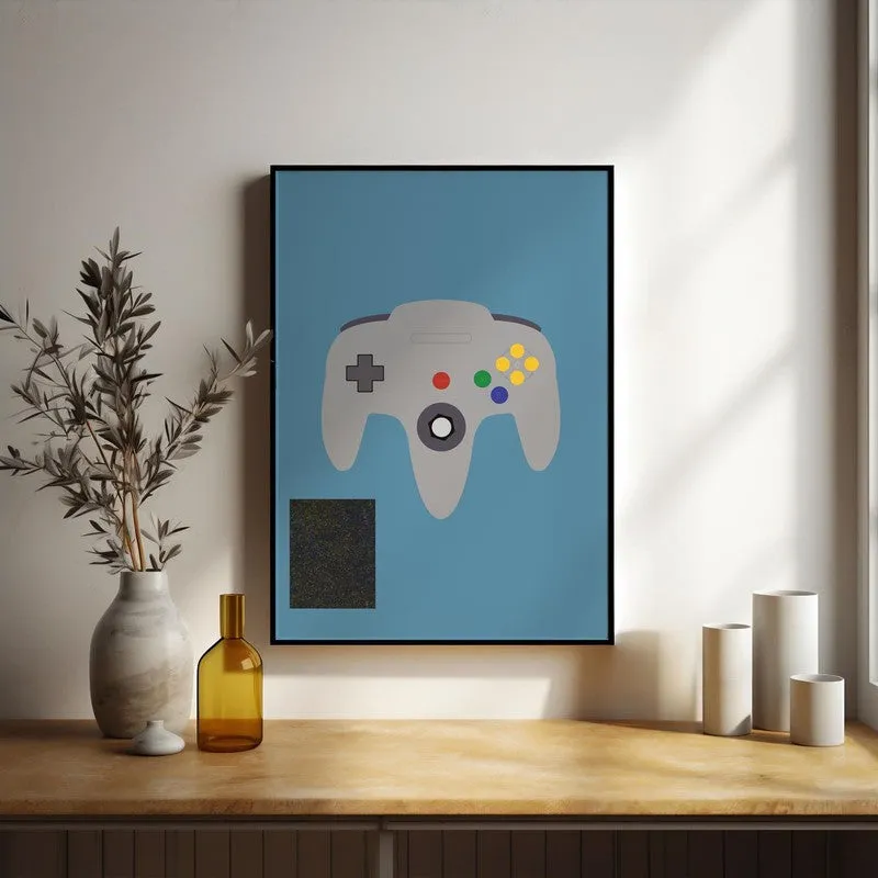 Joystick Saga Framed Canvas Wall Painting media 5