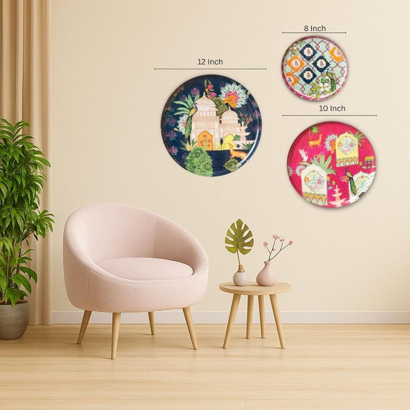 Ajmer Charm Metal Wall Plate - Set Of Three media 8