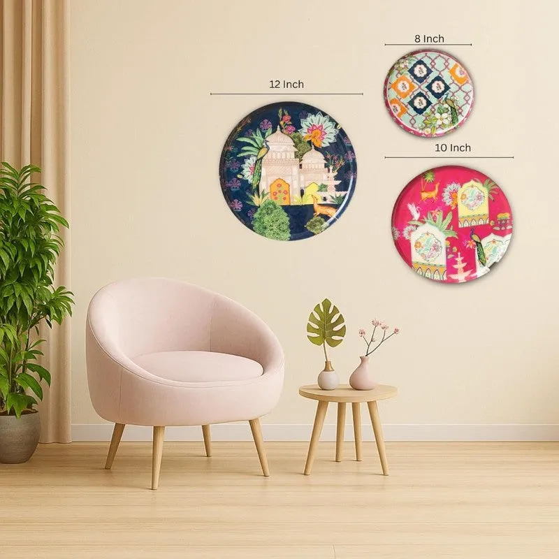 Ajmer Charm Metal Wall Plate - Set Of Three media 8