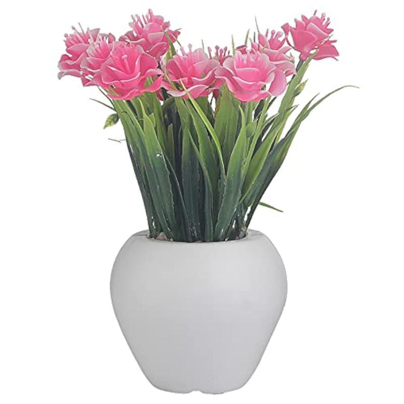Delpha Faux Plant In Apple Pot (Purple & Pink) - Set Of Two media 4