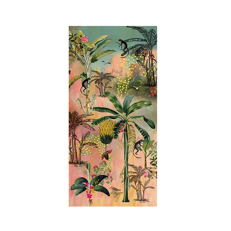 India Circus Vibrant Tropicals Canvas Wall Art - Set Of Three media 5