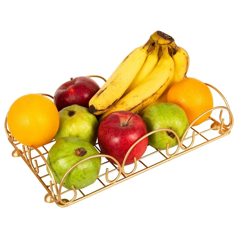 Luminara Metal Fruit Basket media 5