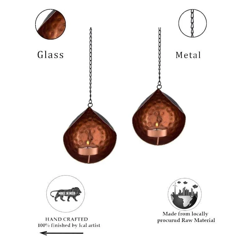 Moora Tea Light Hanging - Set Of Two media 5