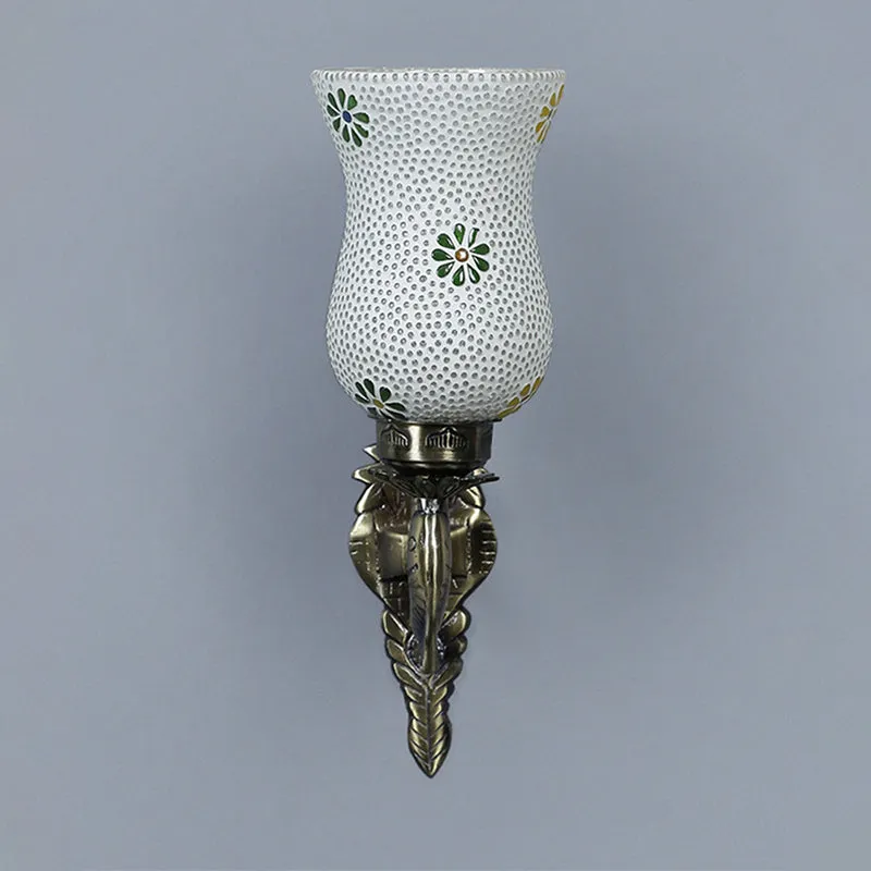 Adva Ziada Mosaic Glass & Metal Wall Lamp media 5