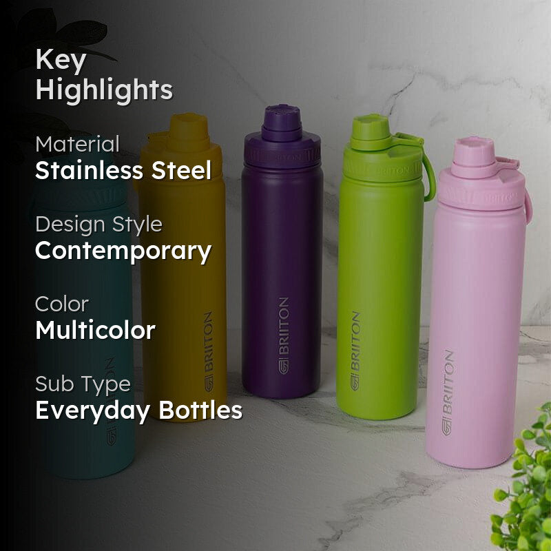 Sip Slay Water Bottle (750 mL Each) - Set Of Five media 2