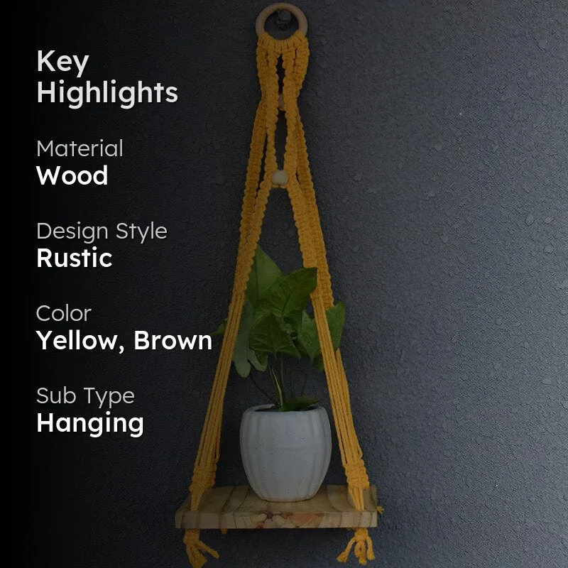 Dinya Wall Shelf - Yellow media 2