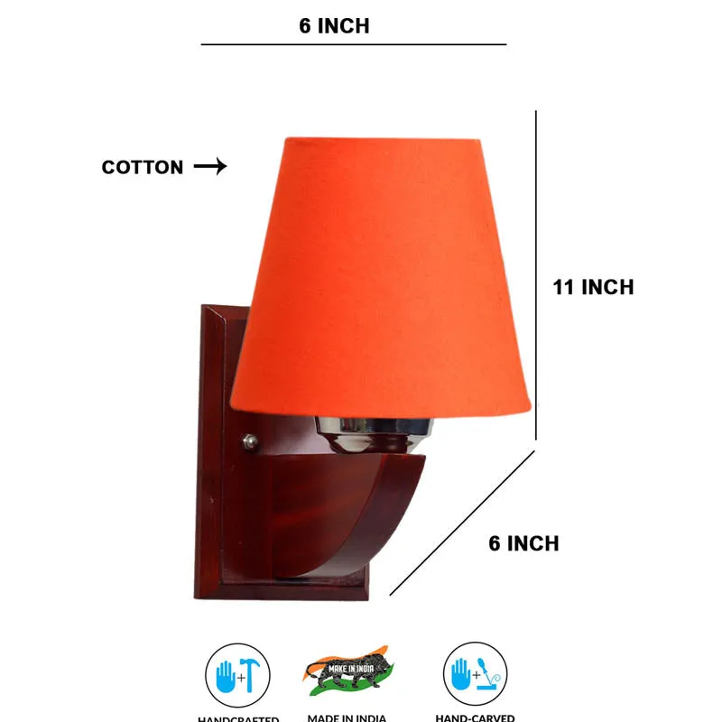 LightFawn Conical Wooden Wall Lamp media 7