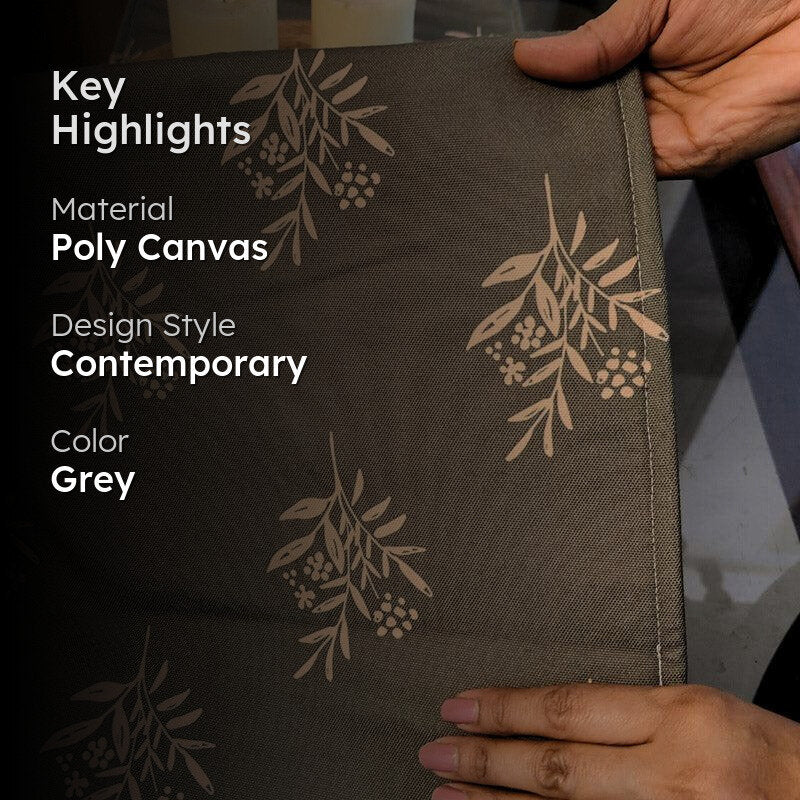 Hiresho Flora Poly Canvas Table Runner media 2
