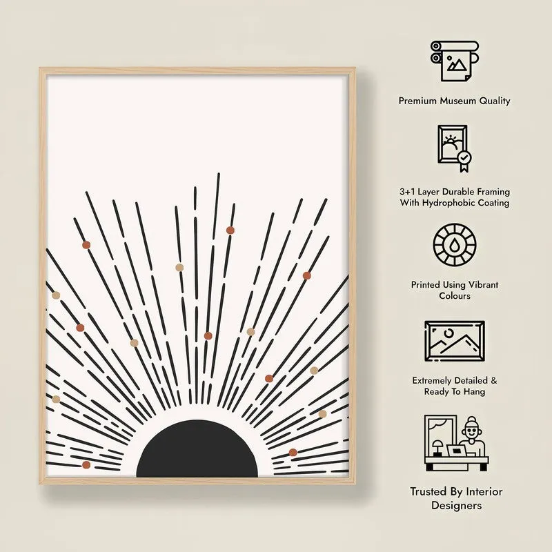 Raggio Archival Canvas Wall Art - Natural Brown Frame media 8