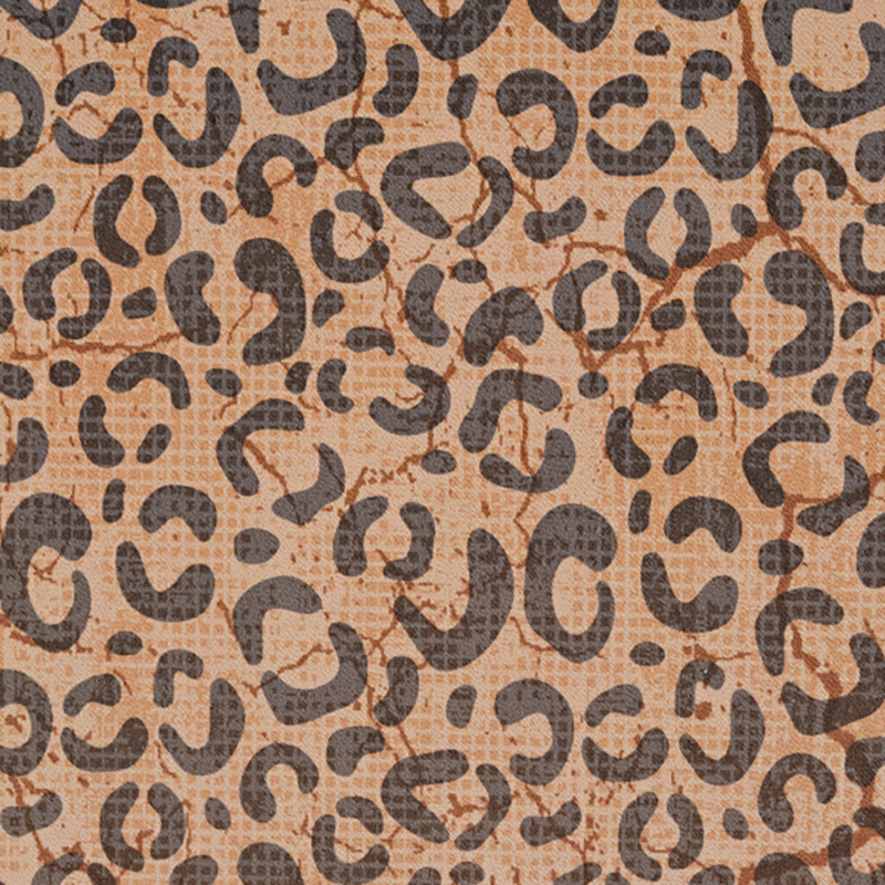Beryl Abstract Polyester Anti-Skid Carpet - Orange media 4