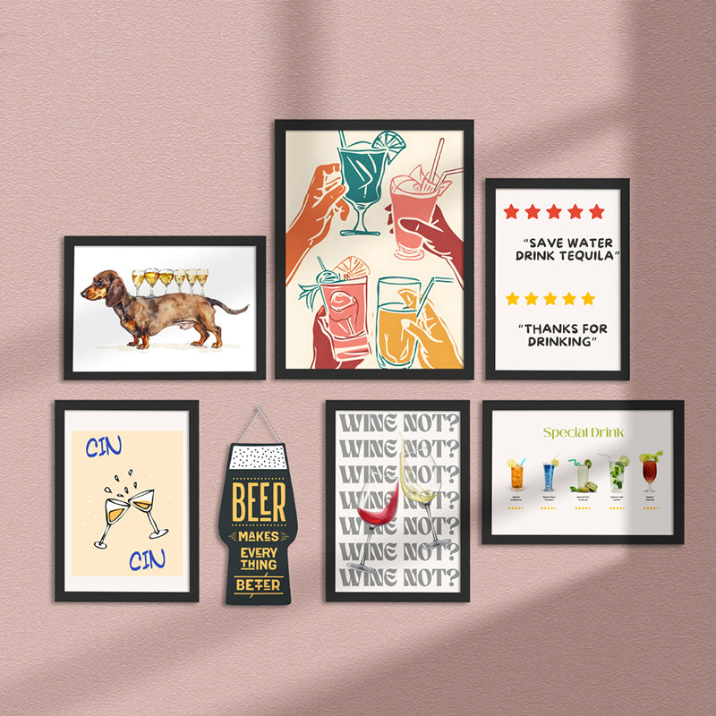 Spirited Words Wall Art - Set Of Seven media 4