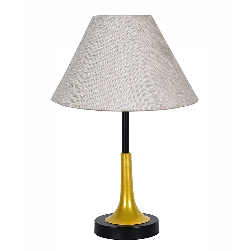 Arialla Cone Metal Table Lamp - Grey,Gold,Black media 3