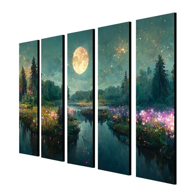 Waterscape View Wall Art - Set Of Five media 3