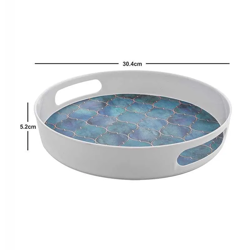 Morocconian Blue Serving Tray media 5