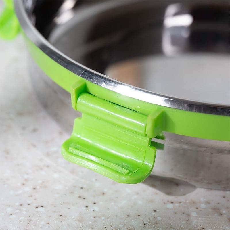 Clip Lock Lunch Box (875 mL) - Green media 7