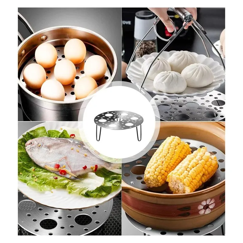Durable Stainless Steel Steamer Rack media 9