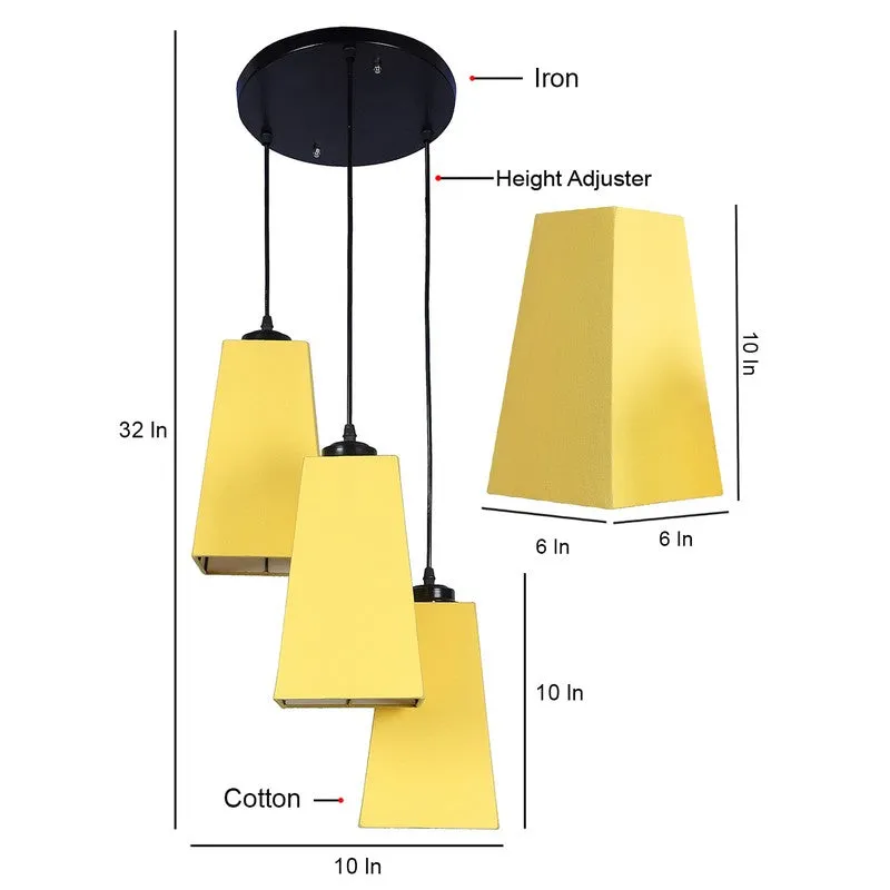 Shadowlux Triple Metal Ceiling Lamp - Yellow media 9