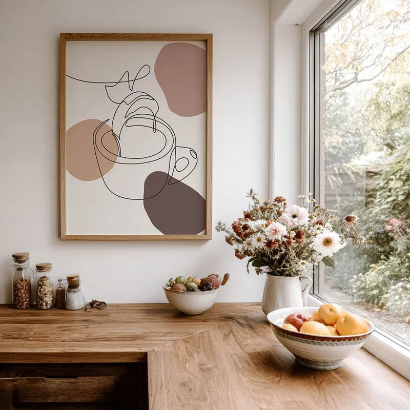 Caffeine Archival Canvas Wall Art - Brown media 8