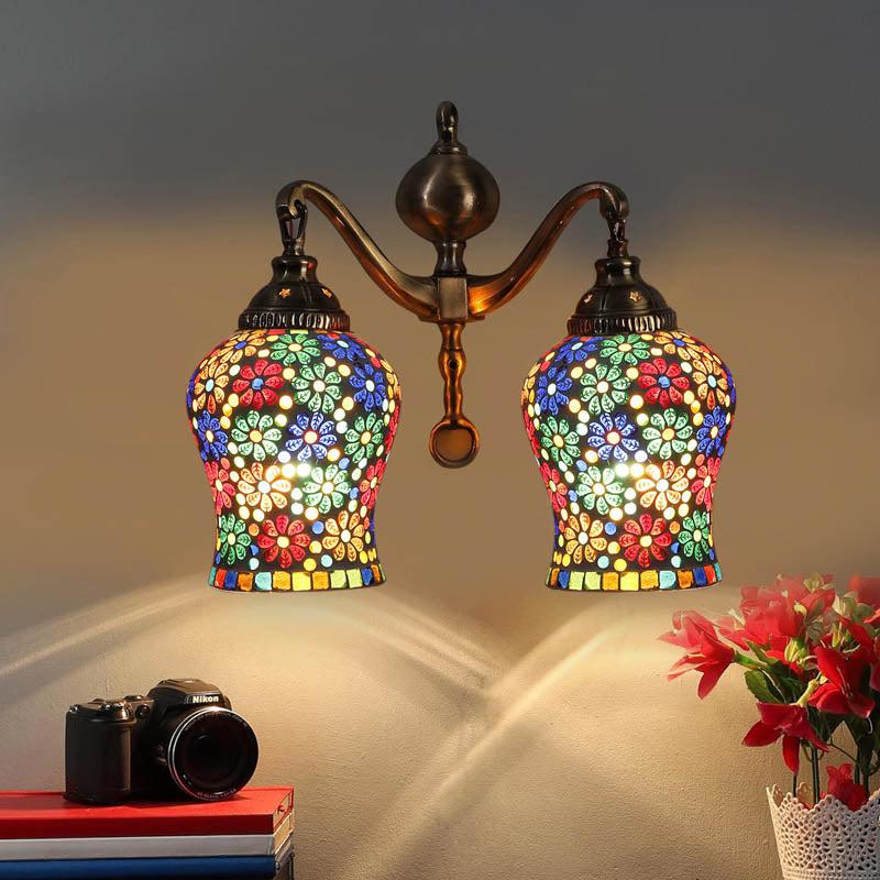 Cosmic Metal Mosaic Wall Lamp