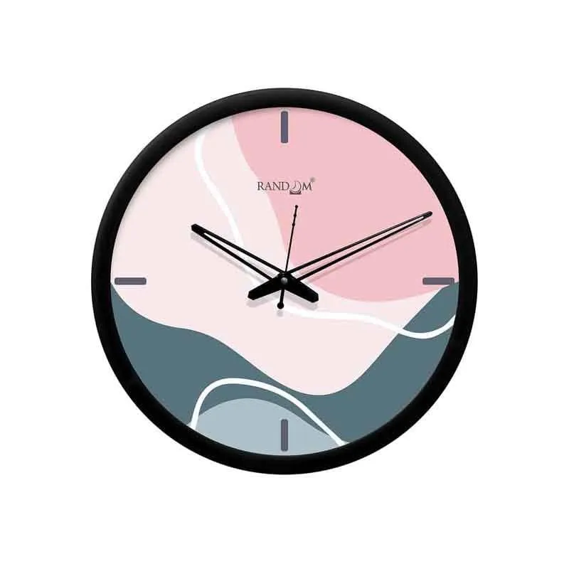 By the Beach Wall Clock - Pink media 3