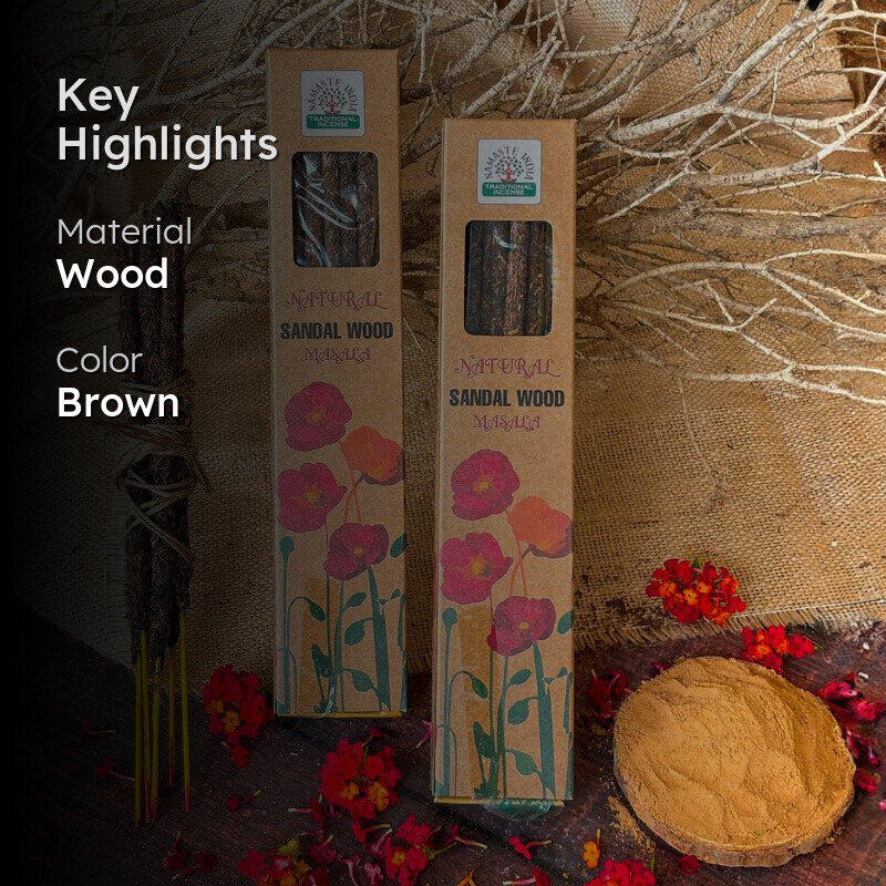 Sugandha Sandalwood Smudge Incense Sticks - Pack Of Two media 2