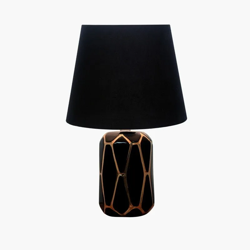 IllumiNest Versatile Ceramic Table Lamp - Black media 3