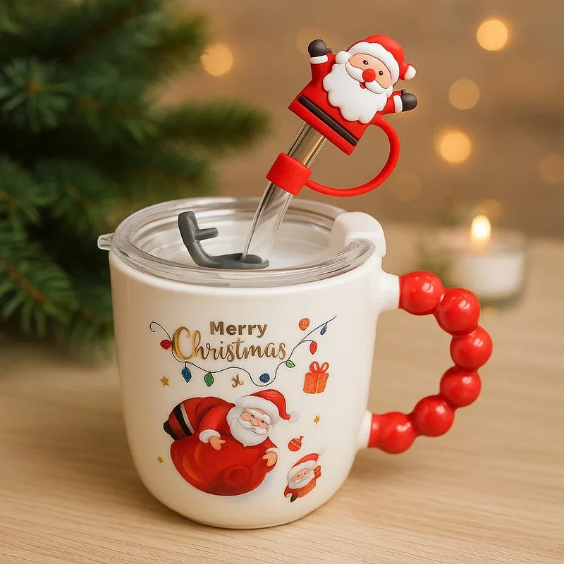 Santa Ceramic,Silicone Coffee Mug (350 mL) media 4