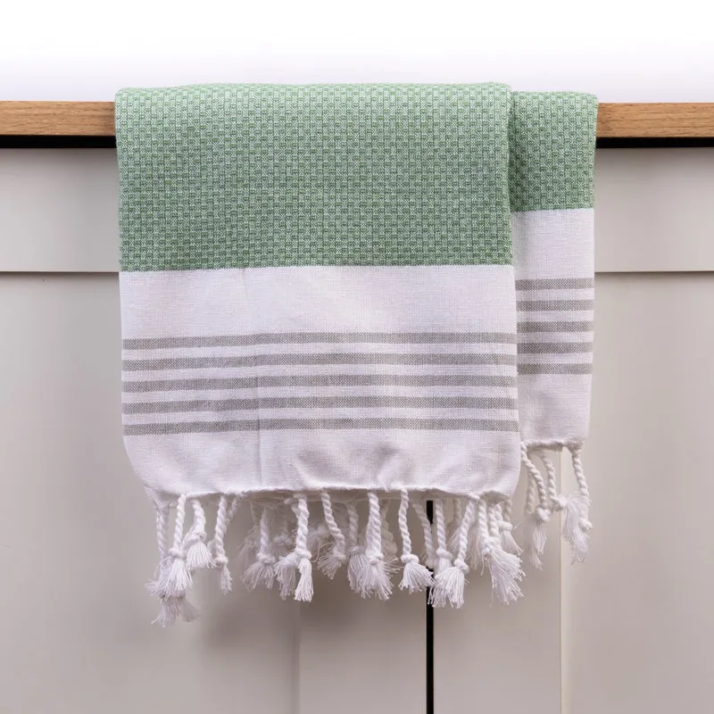 Cosy Kotty Bath Towel - Sap Green media 1