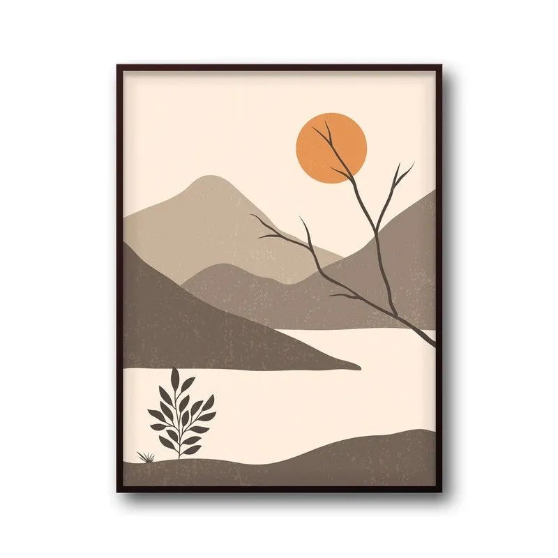Whispering Graphite Archival Canvas Wall Art - Black Frame media 8