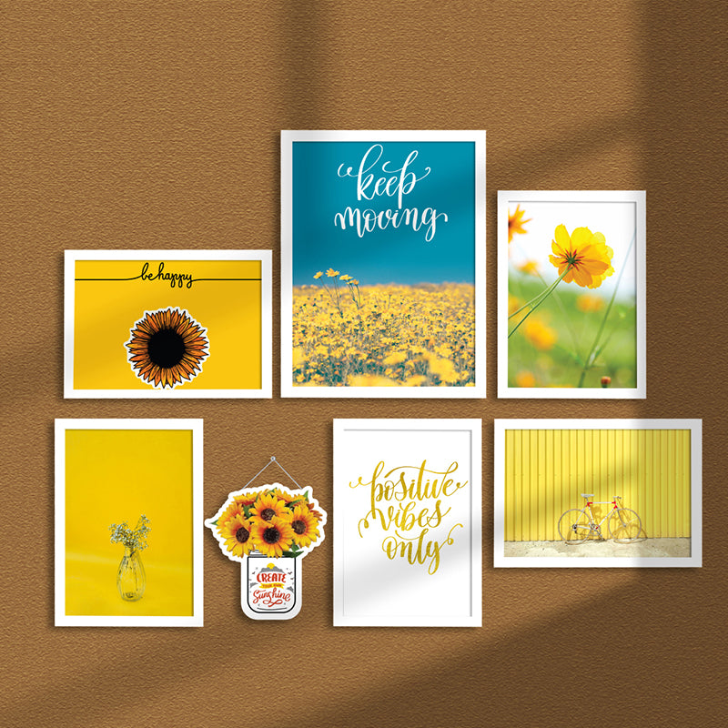 Keep Moving Wall Art - Set Of Seven media 4