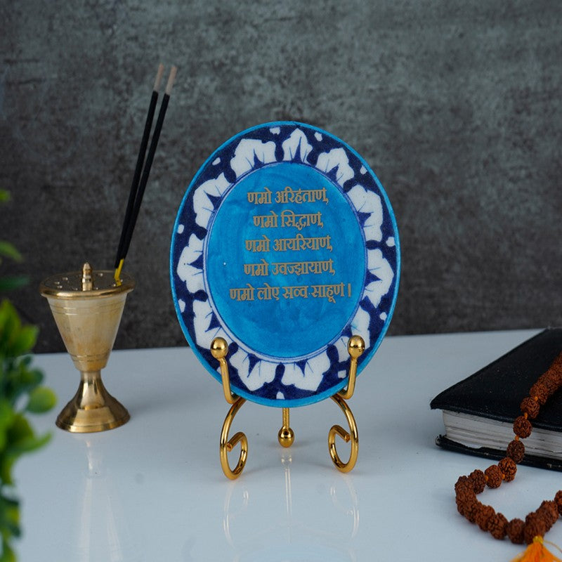 Namokar Mantra Handcrafted Ceramic Showpiece