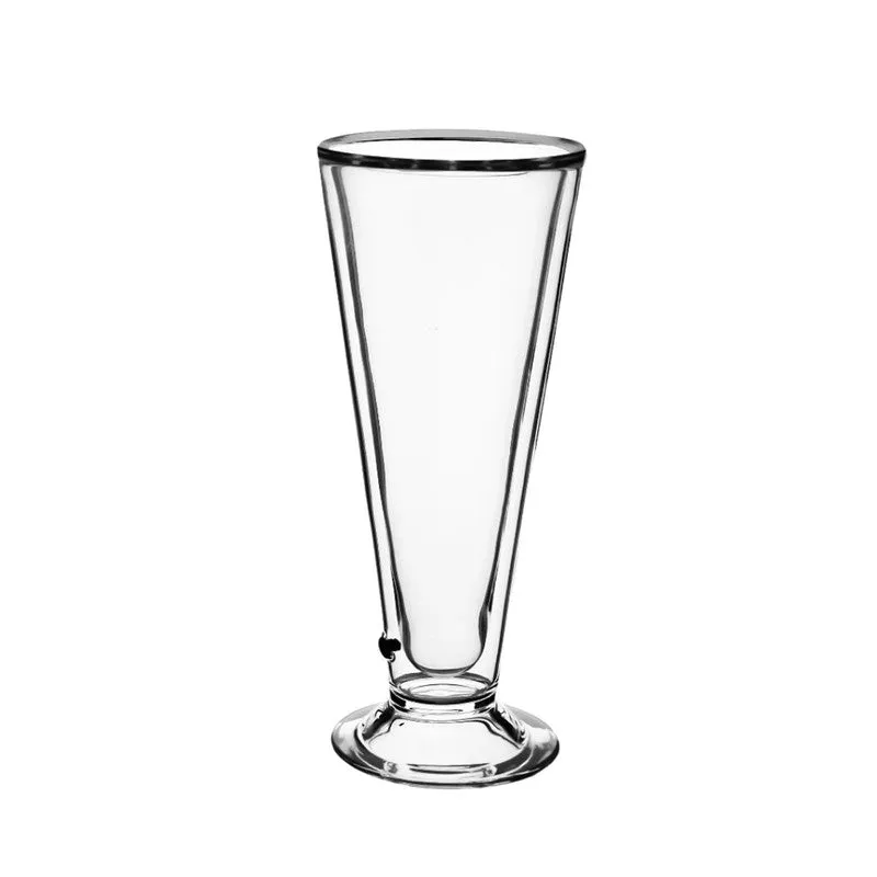 Crystal Shine Flute Beer Glass(200mL) - Set Of Two media 4