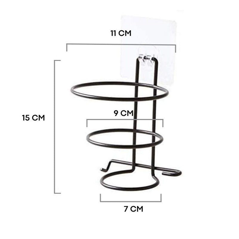 Tressix Metal Hair Dryer Holder - Black media 9