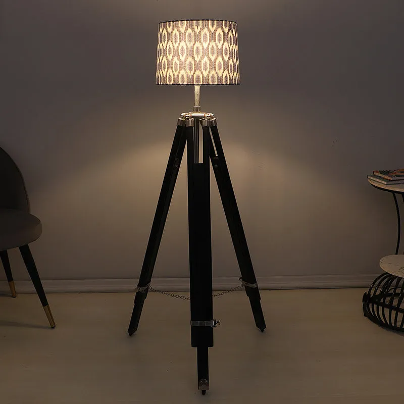 Lois Printed Tripod Floor Lamp media 1